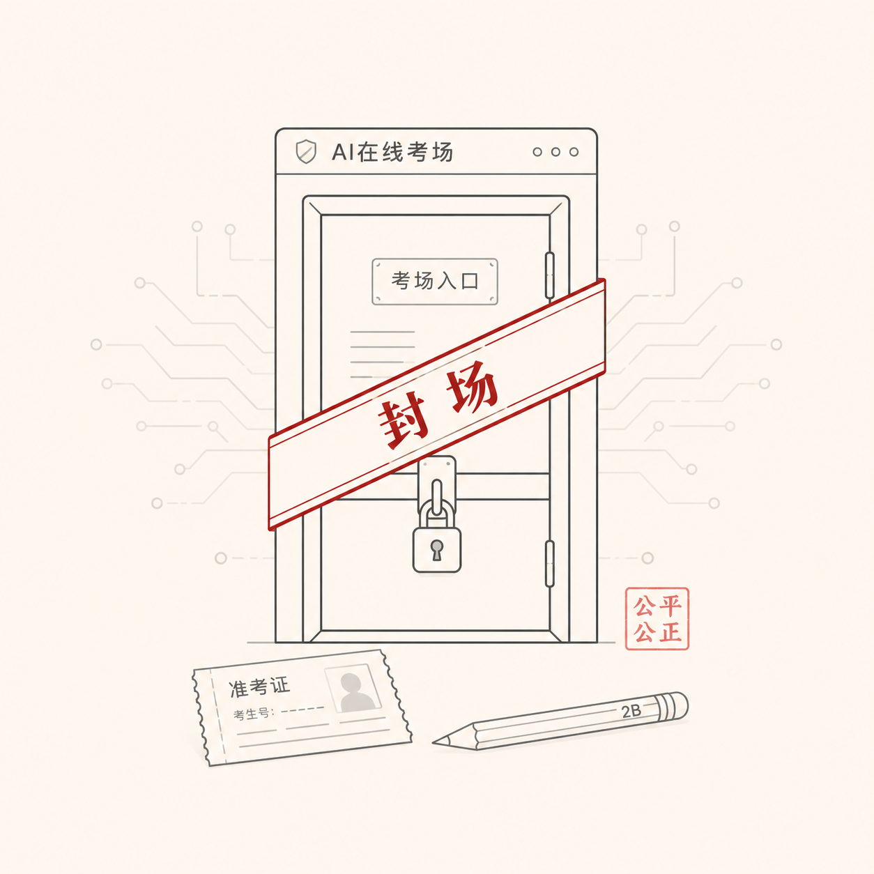考场封条